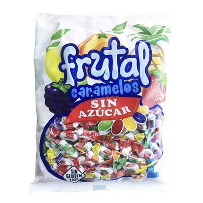 Frutal Sin Azúcar - Hartes Fruchtbonbon mit Süßstoff - 1 Kg von Frut