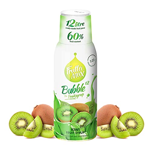 FruttaMax Kiwi Getränkesirup Frucht-sirup Konzentrat | weniger Zucker | mit 60% Fruchtanteil 500ml von FruttaMax