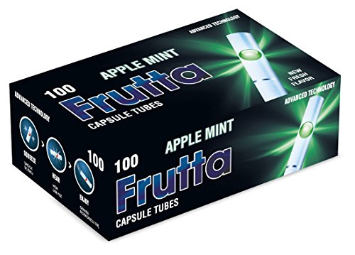 Frutta Click Hülsen Apple Mint Filterhülsen mit Aromakapsel 10 Boxen (1000 Hülsen) von Frutta