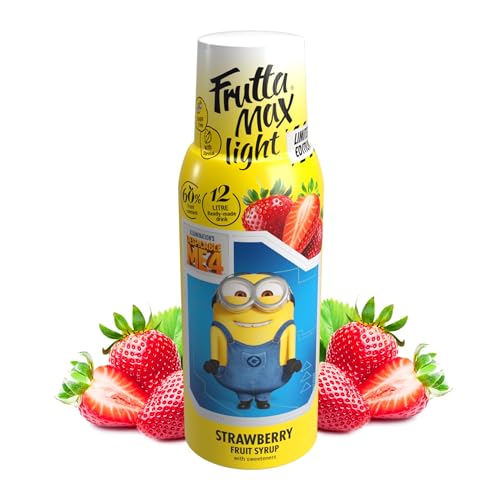 MINIONS - FruttaMax LIGHT Erdbeere Getränkesirup 500ml von FruttaMax