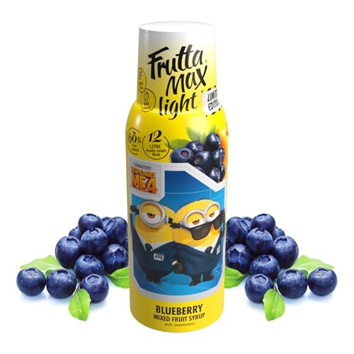 MINIONS - FruttaMax LIGHT Heidelbeere Getränkesirup 500ml von FruttaMax