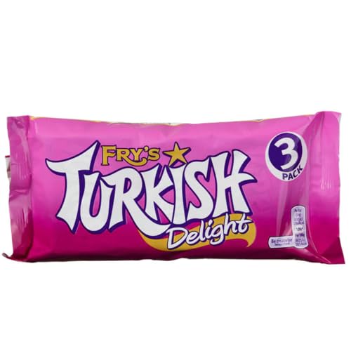 Fry's Turkish Delight 3x51g (153g) - Schokoriegel von Cadbury