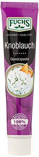 Fuchs Gewürze – Knoblauch Gewürzpaste, vollmundiges Aroma, Paste zum Würzen von Salaten, Soßen, Fleisch-Gerichten oder Suppen jeglicher Länder-Küchen, 45 g von Fuchs