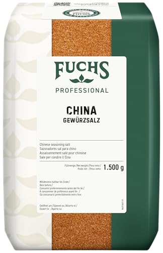 Fuchs Professional - China Gewürzsalz | Vielseitig einsetzbares asiatisches Gewürz | Kein Salzen mehr erforderlich | Profi-Qualität für Großverbraucher | 1,5 kg im recyclebaren Beutel von Fuchs Professional