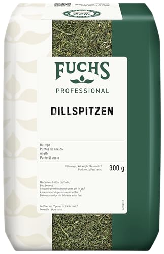 Fuchs Professional - Dillspitzen | Ideal zu Saucen, Gemüse- oder Fischgerichten | Profi-Qualität für Großverbraucher | 0,3 kg im recyclebaren Beutel von Fuchs Professional