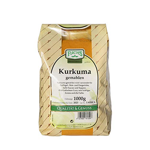 Fuchs Professional - Kurkuma gemahlen | 1 kg Beutel von Fuchs Professional