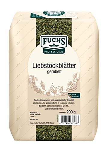 Fuchs Professional - Liebstöckelblätter gerebelt | 200 g im Beutel von Fuchs Professional