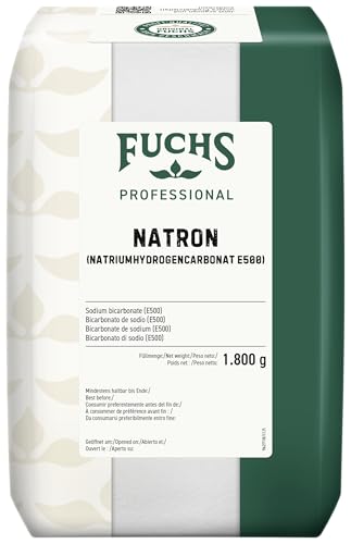 Fuchs Professional - Natron | Küchenallrounder, einsetzbar als Backtriebmittel, Spülmittel, zum Neutralisieren von Gerüchen und Reinigen von Abflüssen | 1,8 kg im recyclebaren Beutel von Fuchs Professional