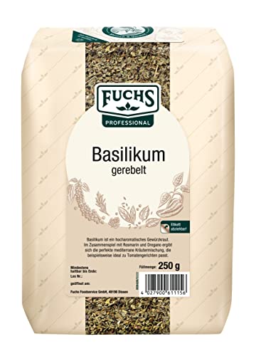 Fuchs Basilikum gerebelt GV, 5er Pack (5 x 250 g) von Fuchs