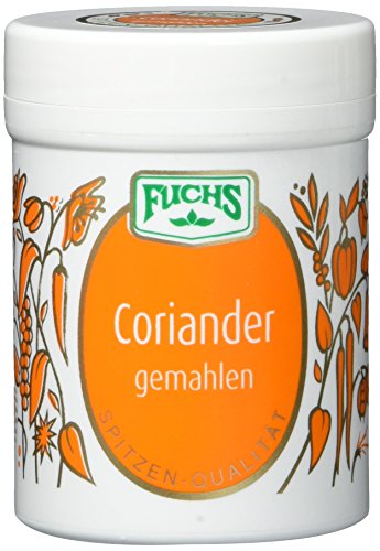 Fuchs Coriander (Koriander) gemahlen, 3er Pack (3 x 50 g) von Fuchs