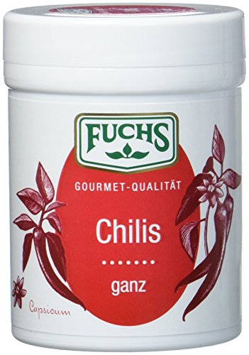 Fuchs Gewürze Chillies ganz, 2er Pack (2 x 25 g) von Fuchs