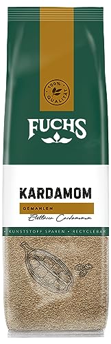 Fuchs Gewürze - Kardamom gemahlen im recyclebaren Nachfüllbeutel - 50 g von Fuchs