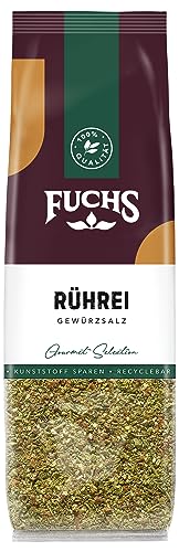 Fuchs Gewürze - Rührei Gewürzsalz im recyclebaren Nachfüllbeutel, Salz zum Würzen von Eierspeisen - 65 g von Fuchs