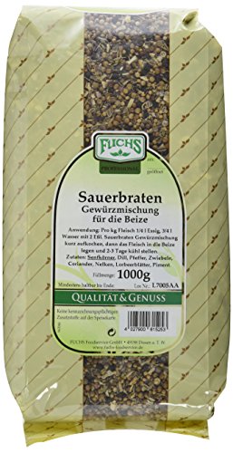 Fuchs Sauerbraten Gewürzmischung für die Beize GV, 2er Pack (2 x 1 kg) von Fuchs