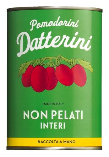 Il pomodoro più buono - Pomodori datterini Vintage, 6 x 400 g Dose I aromatisch-süße Datteltomaten I MHD: 31.12.2024 von Fuduu.de