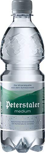 Peterstaler - Mineralwasser in der 0,5 Liter PET Flasche (Medium, 20 x 0,5 Liter) von fuduu.de