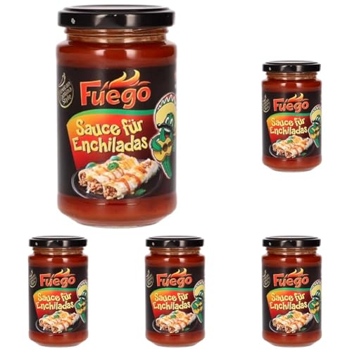 Fuego Enchilada Sauce - 200ml (Packung mit 5) von Fuego