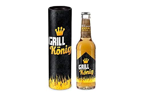 Bier Geschenk für Männer 0,33 l "Grillkönig" 406455 von Für Dich :-)