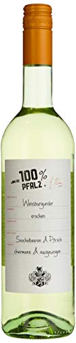 Für mich 100% Pfalz Weissburgunder QbA Trocken (1 x 0.75l) von Für mich 100% Pfalz