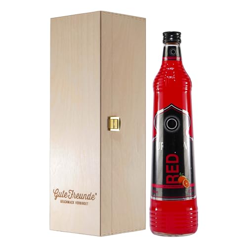 Fürst Uranov Red Blutorange Likör und Vodka mit Geschenk-HK von Fürst Uranov