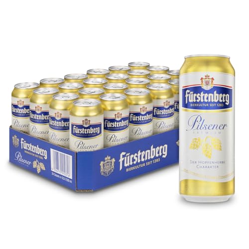 Fürstenberg Premium Pilsener, 24er Dosentray, EINWEG 24 x 0,5l von Fürstenberg