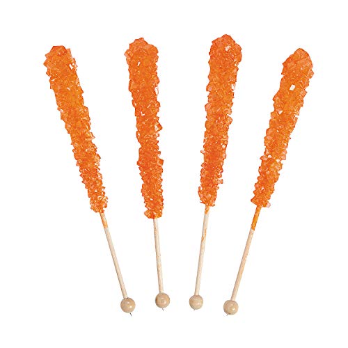 Fun Express Orange Rock Candy Pop Sticks, 12 Stück, 266 ml von Fun Express