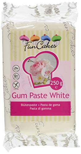 FunCakes Blütenpaste weiß, 3er Pack (3 x 250 g) von FunCakes