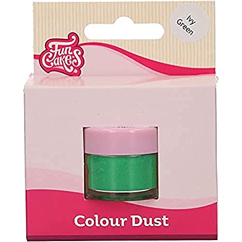 FunCakes Color Dust Ivy Green: Farbpulver für Lebensmittel, zur Kuchendekoration, Halal-zertifiziert von FunCakes