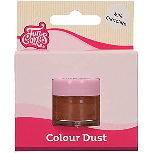 FunCakes Color Dust Milk Chocolate: Farbpulver für Lebensmittel, für die Kuchendekoration, Halal-zertifiziert von FunCakes