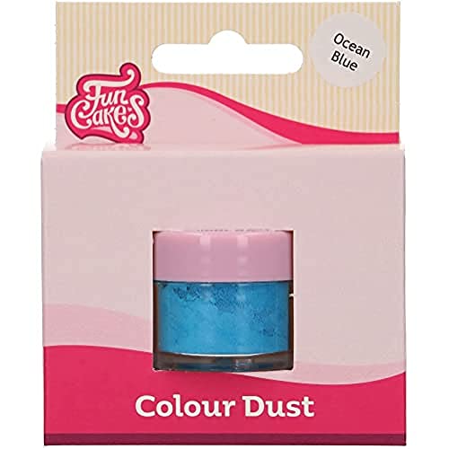 FunCakes Color Dust Ocean Blue: Farbpulver für Lebensmittel, zur Kuchendekoration, Halal-zertifiziert von FunCakes