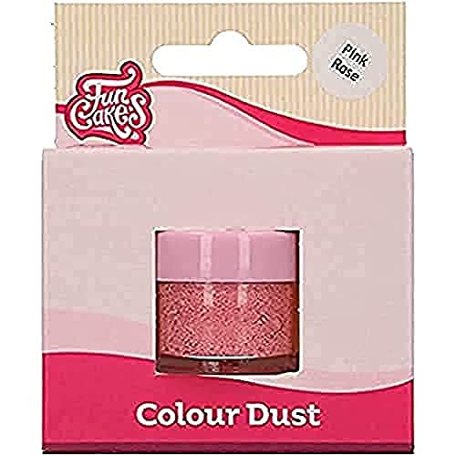 FunCakes Color Dust Pink Rose: Farbpulver für Lebensmittel, für die Kuchendekoration, Halal-zertifiziert von FunCakes