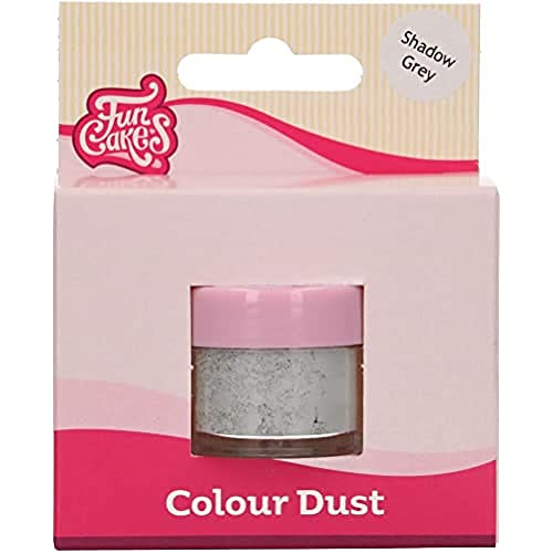 FunCakes Color Dust Shadow Grey: Farbpulver für Lebensmittel, zur Kuchendekoration, Halal-zertifiziert von FunCakes