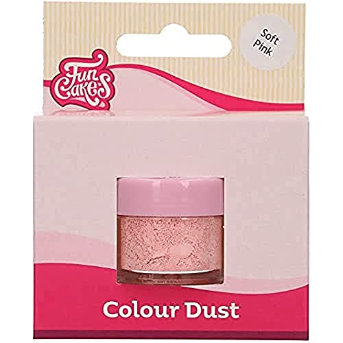 FunCakes Color Dust Soft Pink: Farbpulver für Lebensmittel, für die Kuchendekoration, Halal-zertifiziert von FunCakes