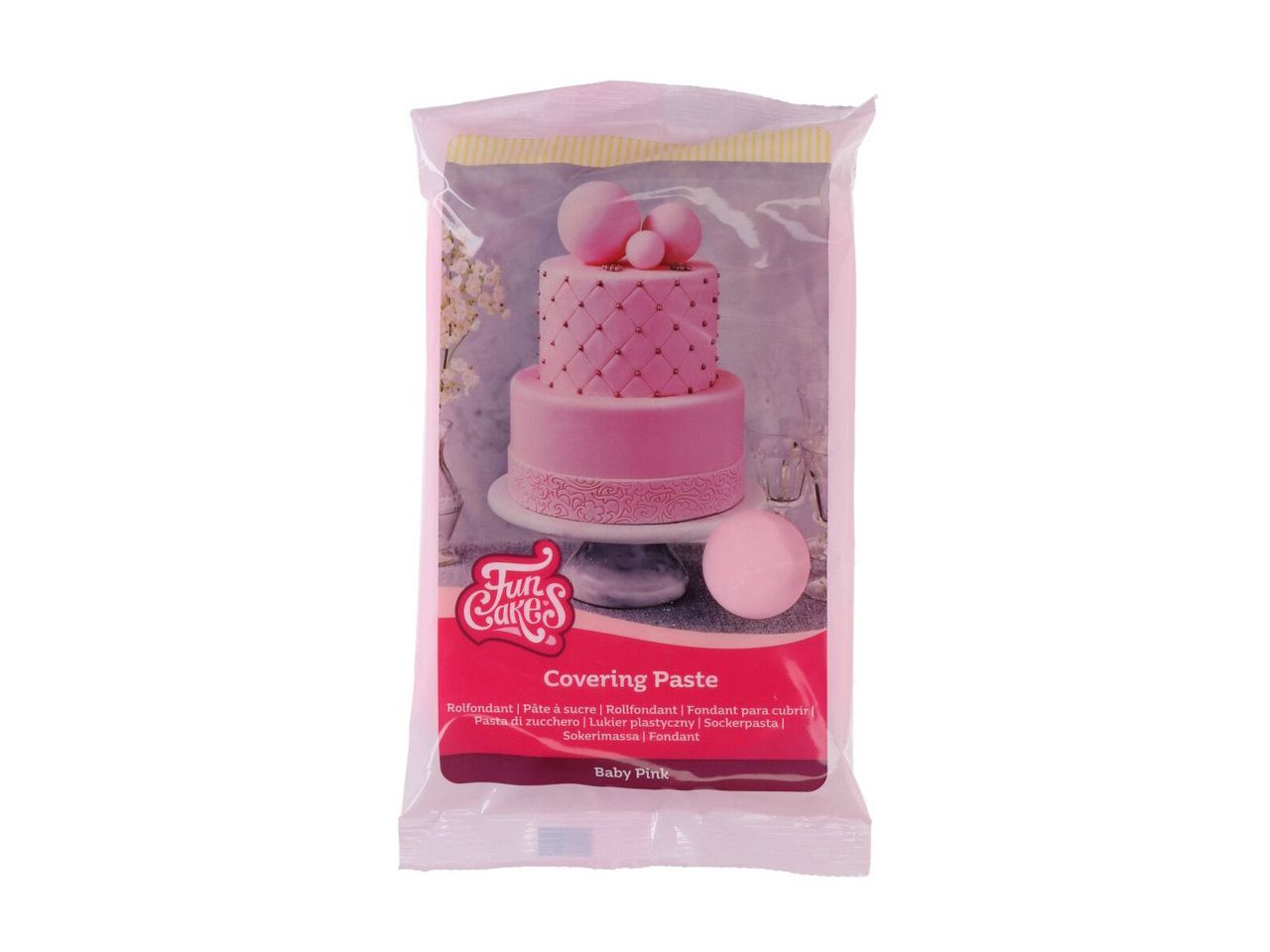 FunCakes Covering Paste baby rosa 500g von FunCakes