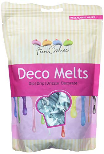 FunCakes Deko Melts -Hellblau, 2er Pack (2 x 250 g) von FunCakes