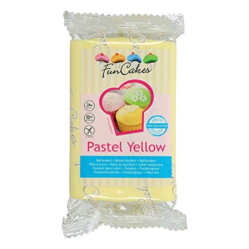 FunCakes Fondant -Pastel Gelb- -250g- von FunCakes