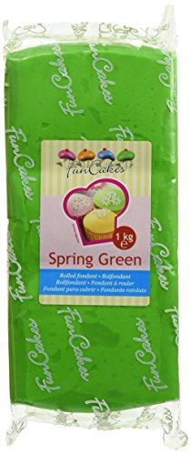 FunCakes Fondant, frühlingsgrün,1er Pack (1 x 1 kg) von FunCakes