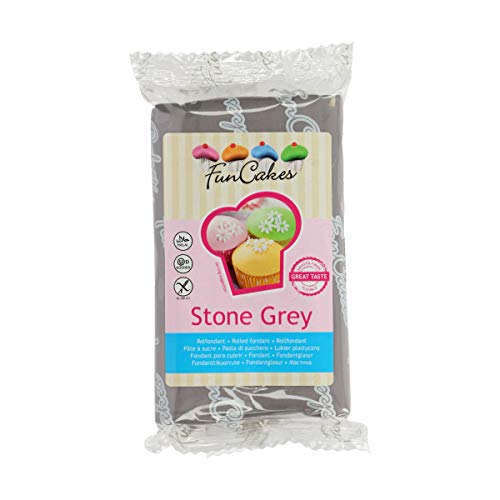 FunCakes Fondant -Stone Grey- -4x250g- von FunCakes