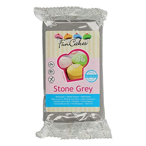 FunCakes Fondant stone grey von FunCakes