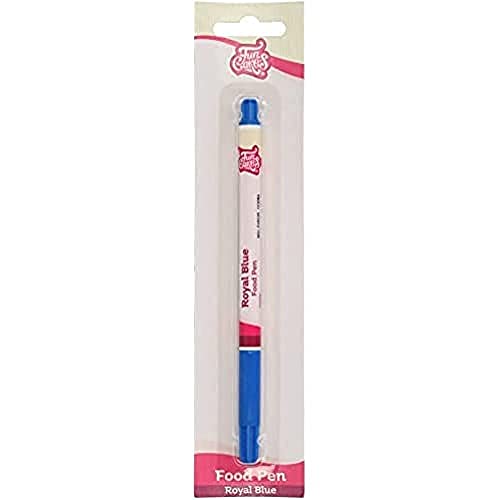 FunCakes Food Pen Königsblau: Lebensmittelfarbe Stifte, flexible Spitze für dicke und dünne Linien, Essbarer Stift für Kekse , Kuchen, Fondant und mehr, ideal zum Personalisieren, Halal-zertifiziert von FunCakes