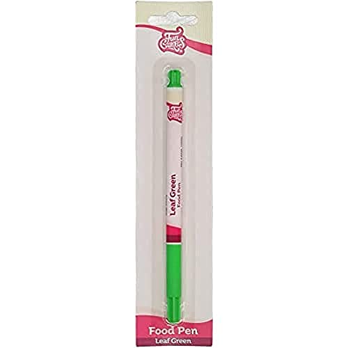 FunCakes Food Pen Leaf Green: Lebensmittelfarbe Stifte, flexible Spitze für dicke und dünne Linien, Essbarer Stift für Kekse , Kuchen, Fondant und mehr, ideal zum Personalisieren, Halal-zertifiziert von FunCakes