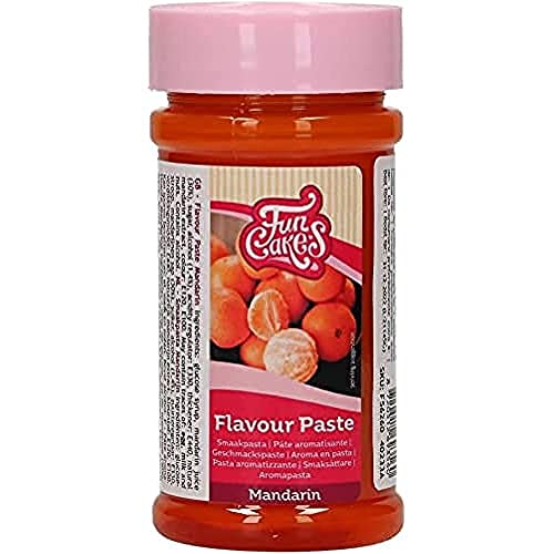 FunCakes Geschmackpaste Mandarine: Lebensmittelaroma, großartiger Geschmack, perfekt zum Dekorieren von Kuchen, geeignet für Teig und Füllungen. 120 g. von FunCakes