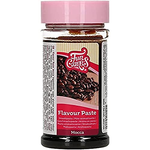 FunCakes Geschmackpaste Mocca: Lebensmittelaroma, großartiger Geschmack, perfekt zum Dekorieren von Kuchen, geeignet für Teig und Füllungen. 100 g. von FunCakes