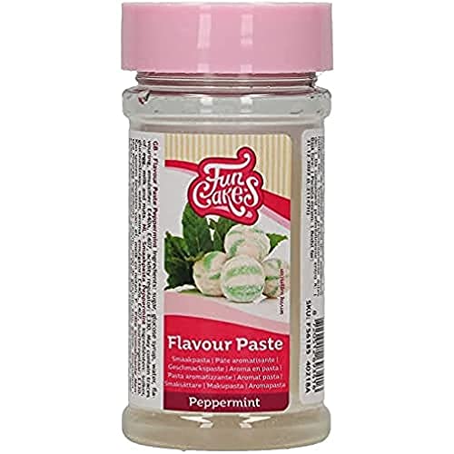 FunCakes Geschmackpaste Pfefferminze: Lebensmittelaroma, guter Geschmack, perfekt zum Dekorieren von Kuchen, geeignet für Teig und Füllungen. 100 g. von FunCakes