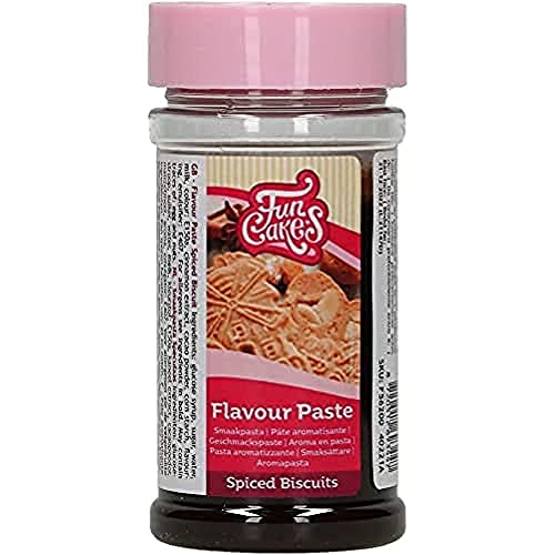 FunCakes Geschmackpaste Spekulatius: Lebensmittelaroma, großartiger Geschmack, perfekt zum Dekorieren von Kuchen, geeignet für Teig und Füllungen. 100 g. von FunCakes