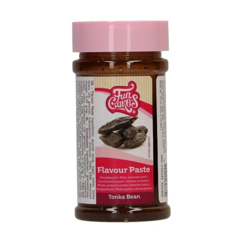 FunCakes Geschmackspaste Tonkabohne: Lebensmittelaroma, großartiger Geschmack, gut zum Dekorieren von Kuchen, geeignet für Teig und Füllungen. 100 g. von FunCakes