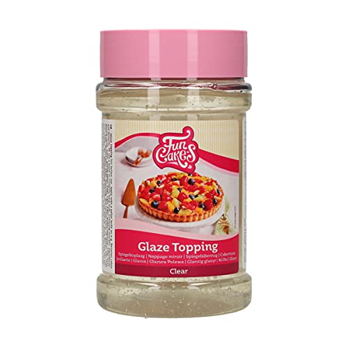 FunCakes Glaze Topping: Kuchen-Topping, guter Geschmack, perfekt zum Dekorieren von Kuchen, Dessert-Topping. 375 g. von FunCakes