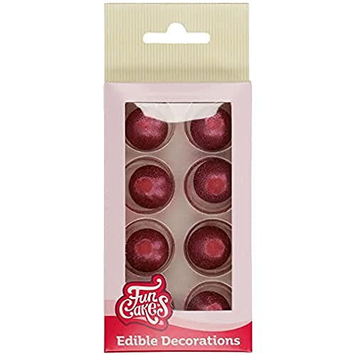 FunCakes Pearl Schokokugeln Ruby Set/8 von FunCakes