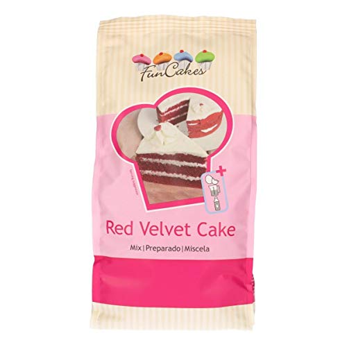 FunCakes Backmischung Red Velvet Kuchen, 1kg von FunCakes