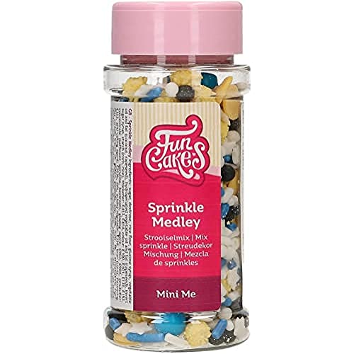 FunCakes Streuselmischung Mini Me: Kuchen Streusel, guter Geschmack, perfekt zum Dekorieren von Kuchen, Streuen Mix. 50 g. von FunCakes